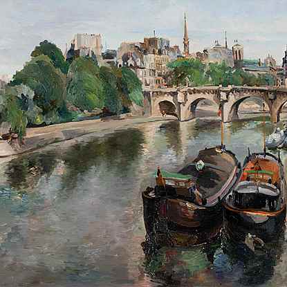 Pointe du Vert-Galant Paris - Paulémile Pissarro (1884 - 1972)